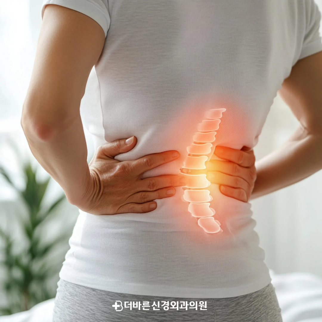 허리디스크 통증이 지속된다면 주목하세요 사진